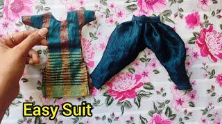 Easy Suit Salwar For Barbie D Creating