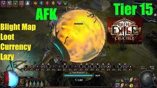 Path of Exile 3.21 AFK Tier 15 Blighted Maps in Crucible League - PURE ZOMBIE NECROMANCER - 1167