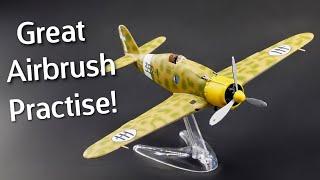 Practise Your Airbrush Skills on the Airfix Fiat G.50 172 Scale Plastic Model Kit Build & Review