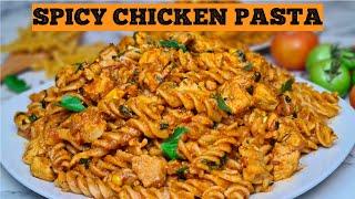 Spicy Chicken And Sweetcorn Pasta Recipe Pakistani Style Chicken Pasta