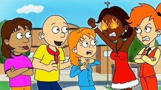 Rosie Caillou & Dora Misbehave At School  Suspended  Grounded