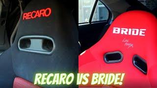 Recaro vs Bride seats