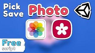 How I Pick Save Photo in Camera Roll PCiOSAndroid  Unity Visual Scripting Tutorial