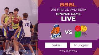 Saku KKKK Parnu 2008 vs Plunges SRC 2008  BBBL Boys U16 Final Stage  BRONZE GAME