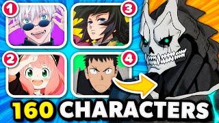 GUESS THE ANIME BY ITS CHARACTERS Hard - Super Easy ️