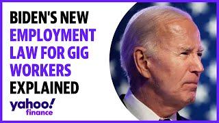 Biden unveils new regulations for gig workers