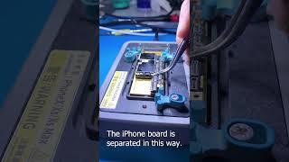 The iPhone board is separated in this way