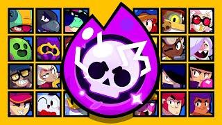 THE MOST POWERFUL HYPERCHARGE 24 Brawlers  Brawl Stars