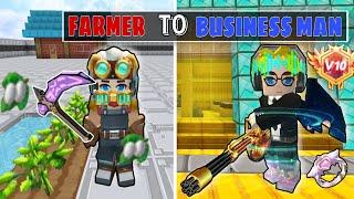 From FARMER To BUSINESS MAN In Skyblock BlockmanGo Minecraft Tutorial