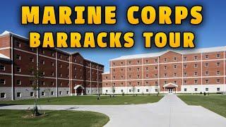 U.S. Marine Barracks Tour Camp Lejeune NC Marine Life