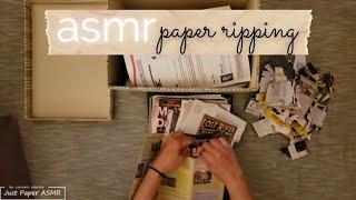 ASMR  OMG? WHAT? Finally some PAPER RIPPING  Sleep and Relaxation  No Talking