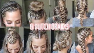 8 DUTCH BRAID HAIRSTYLES YOU NEED TO TRY Short Medium & Long Hair