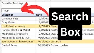 How to search text fast in Excel Highlight Rows