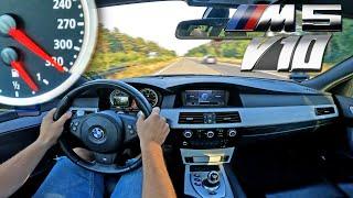 BMW M5 V10 E61 Touring is FASTER than its 330kmh SPEEDO