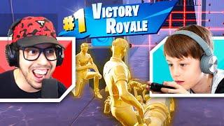 Winning with the Most WHOLESOME Kid Ever Fortnite