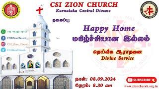  Live  CSI Zion Church  Sunday Service - 08.09.2024