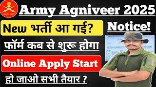 Agniveer Army Form Date 2024-25  Agniveer Army New vacancy 2025  army ke form kab open hoge 2025