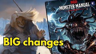 2024 Monster Manual is getting MAJOR changes?