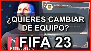  Cómo Conseguir OFERTAS DE TRANSFERENCIA en Modo Carrera de FIFA 23 MUY FÁCIL