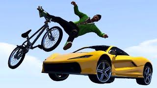 SMASH THE ESCAPING BIKERS GTA 5 Funny Moments