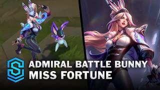 Admiral Battle Bunny Miss Fortune Skin Spotlight - Pre-Release - PBE Preview - League of Legends