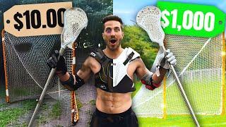 I Tried the CHEAPEST vs MOST Expensive Lacrosse Gear