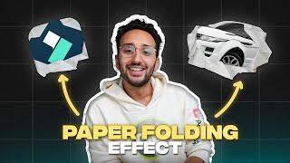 Filmora 13  PAPER FOLDING EFFECT like Ali Abdaal