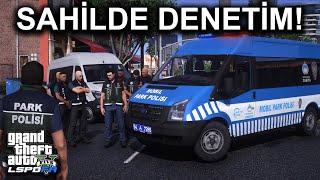 SAHİLDE 2 EKİP DENETİM YAPTIK  - PARK POLİSİ MODU - GTA 5 LSPDFR