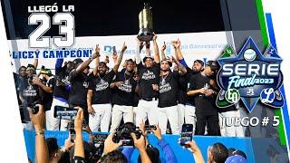 SERIE FINAL - RESUMEN JUEGO #5 - LICEY ES EL CAMPEÓN 18 ENE. 2023