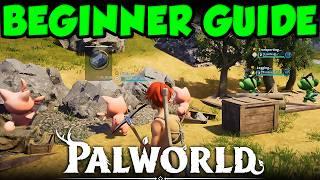 BEST PALWORLD BEGINNER GUIDE Starting Palworld Tips and Walkthrough