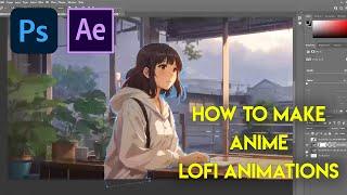  2024  HOW TO MAKE ANIME LOFI ANIMATIONS   COMPLEX HAIR ANIMATION IN AFTER EFFECTS