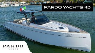 Full Yacht Tour of the Beautiful Pardo 43  Luxury Designer Motor Yacht  For Sale in the UK