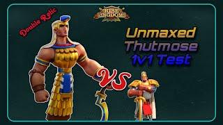 Thutmose Unmaxed 1v1 Test - Rise of Kingdoms