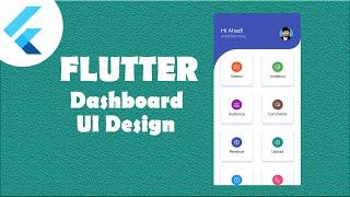 Dashboard UI Design with Flutter  Flutter UI Design  Speed Code