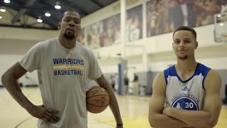 Steph Curry Kevin Durant Play Epic Game of P-I-G