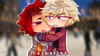 Ice skating… MHABNHAKiribakuGacha club skit️