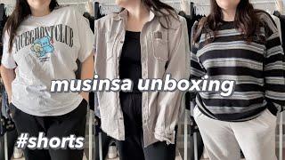 mini musinsa unboxing sculptor nice ghost club #koreanfashion #shorts