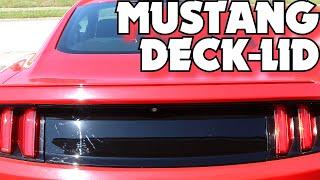 How to Install a Mustang Deck Lid 2015 - 2022