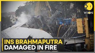 India INS Brahmaputra damaged as fire breaks out aboard ship  Latest English News  WION