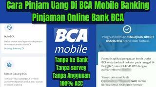 Cara Pinjam Uang Di BCA Mobile Banking Update Terbaru  Pinjaman Online Bank BCA
