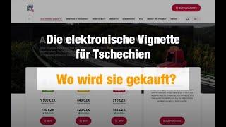 Wie kaufe ich die neue elektronische Autobahn-Vignette für Tschechien?