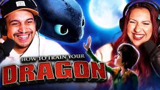 HOW TO TRAIN YOUR DRAGON 2010 MOVIE REACTION - THIS WAS A BLAST - FIRST TIME WATCHING - REVIEW