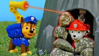 Paw Patrol Helden auf Deutsch. Marshall. Spielzeuge für Kinder