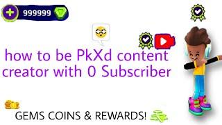 How to be pk xd content creator  With zero subscriber??  how to apply for pk xd content creator