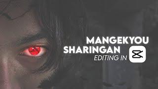 Sharingan eyes video editing in capcut in hindi  itachi uchiha editing  video editing tutorial 