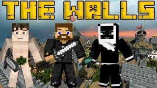 Евгеха и Лазуритный гном защищают стены - Minecraft The Walls LastRise