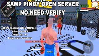 SAMP PINOY OPEN SERVER NO NEED VERIFICATION DISCORD ANDROIDPC