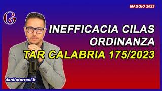 Efficacia CILAS SUPERBONUS sentenza del TAR Calabria - ordinanza 1752023