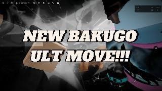 HBG Bakugo New Ult Move