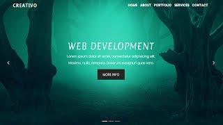 Bootstrap 4 Navbar with Slider  Responsive Homepage design with Bootstrap 4 and Animate css